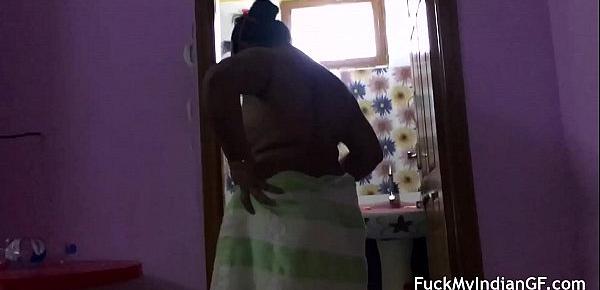  Indian Wife After Shower Drying Asking Her Man To Have Sex After After Periods